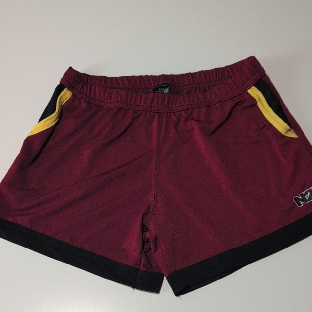 Maroon and Black Mens Shorts Size Small